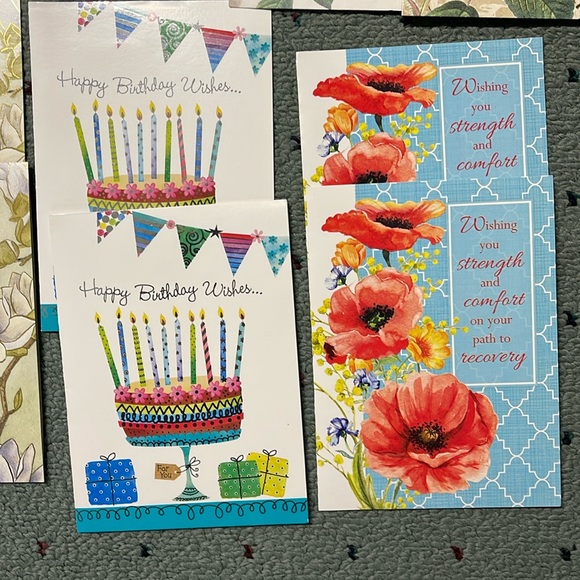 BRAND NEW 15 MIXED LOT OF GREETING CARDS FOR BIRTHDAY, GET WELL, SYMPATHY, Etc - Picture 5 of 12